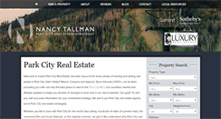 Desktop Screenshot of insideparkcityrealestate.com